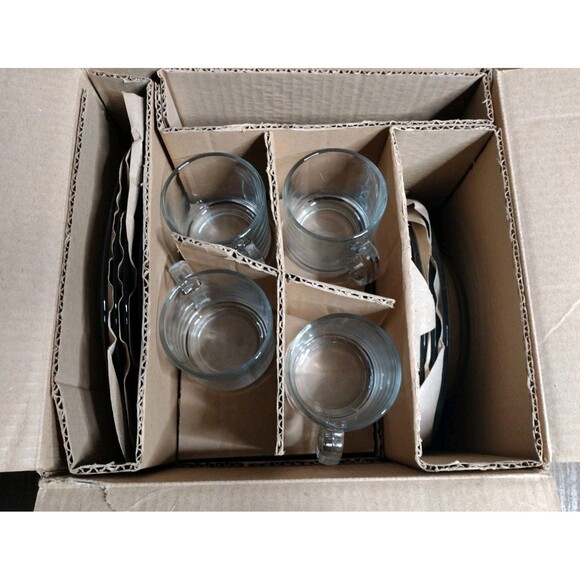 Crisa Contempo Dinnerware Set (Crystal) 20pcs / Number of items in set 5 - Picture 3 of 3